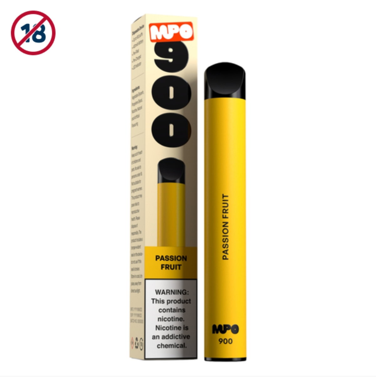 MPO Passion Fruit Mini 900 Puffs 35mg Disposable Vape