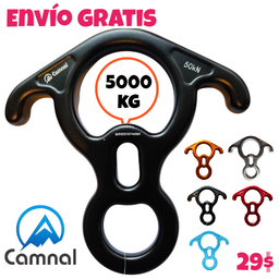 Figura 8 de rescate 50kN (5000kg)