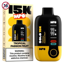 MPO Solo Tropical Passion Fruit 15000 Puffs 35mg Disposable Vape 