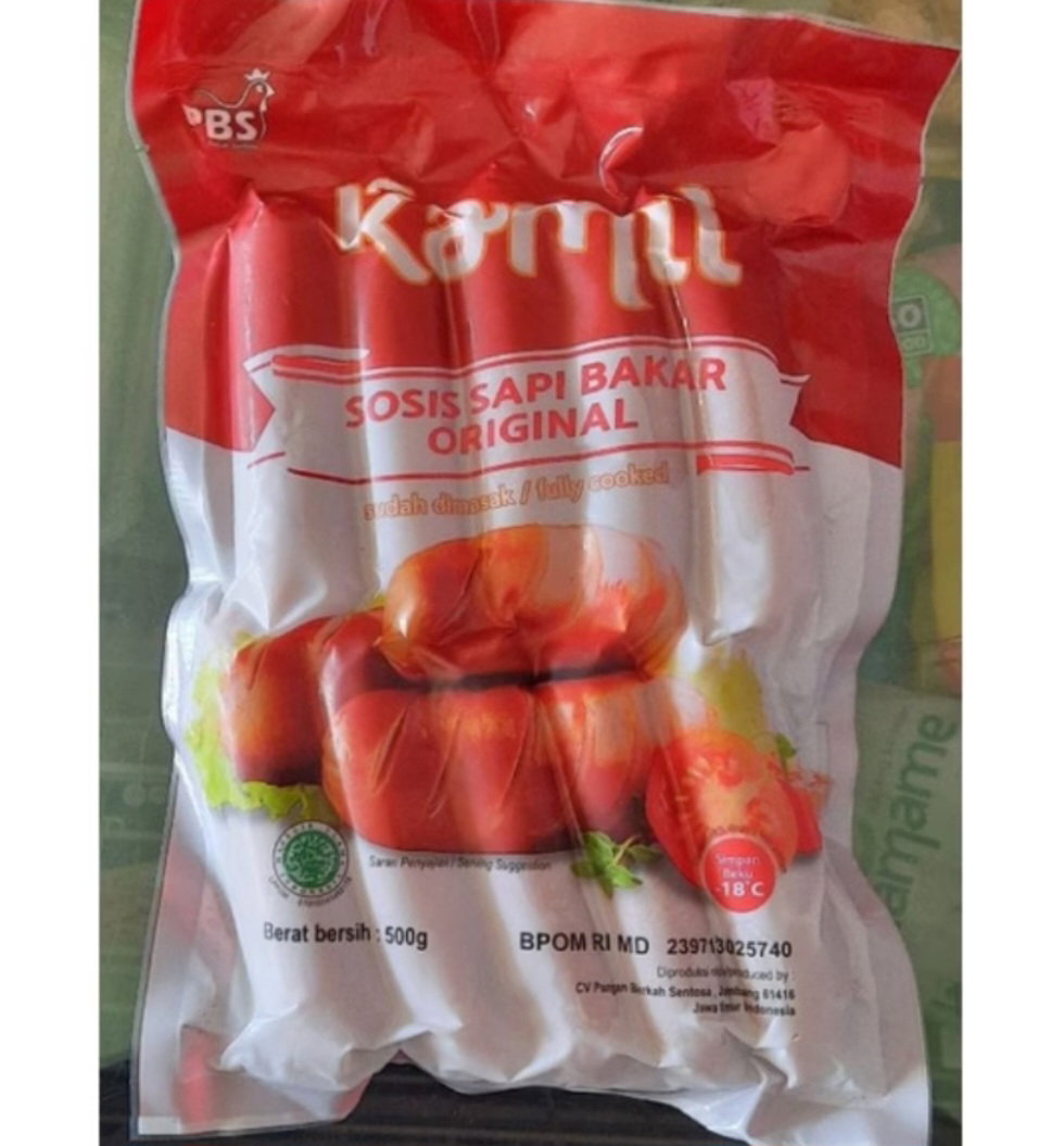 Kamil Sosis Sapi Bakar Mini 500g