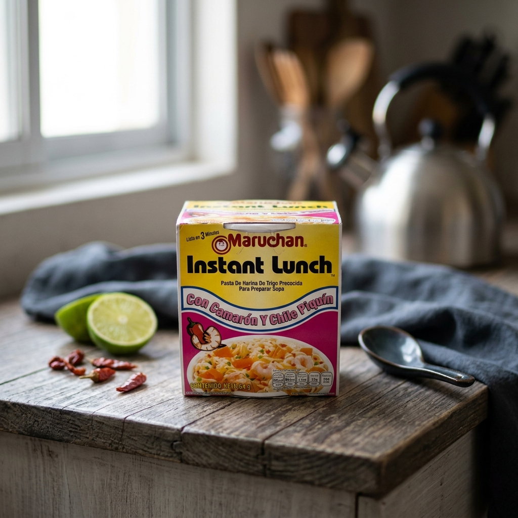 MARUCHAN CON CAMARON Y CHILE PIQUIN 64 GR