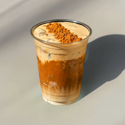 Banana Cloud Bread Dalgona Latte