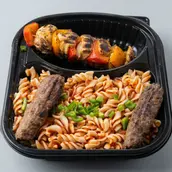 Macaroni Kofta Shish Meal