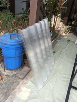 alderon TP 830 4.5mm double layer skyliht alderon bahan polycarbonate