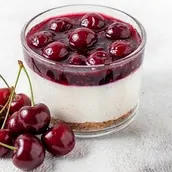 Cherry Cheesecake - 393 Calories