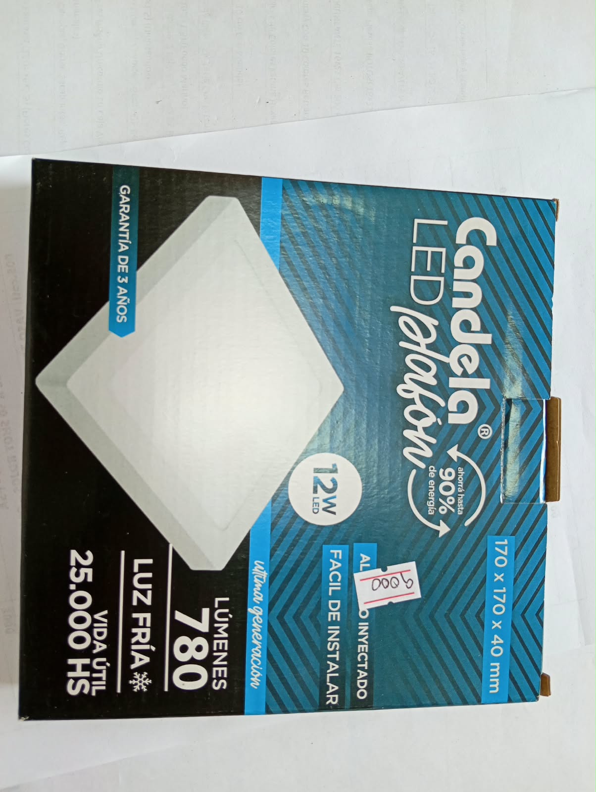 PLAFONES EXTERIORES LED  CUADRADO DE 6 A 24 W_0