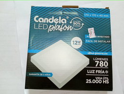 PLAFONES EXTERIORES LED  CUADRADO DE 6 A 24 W