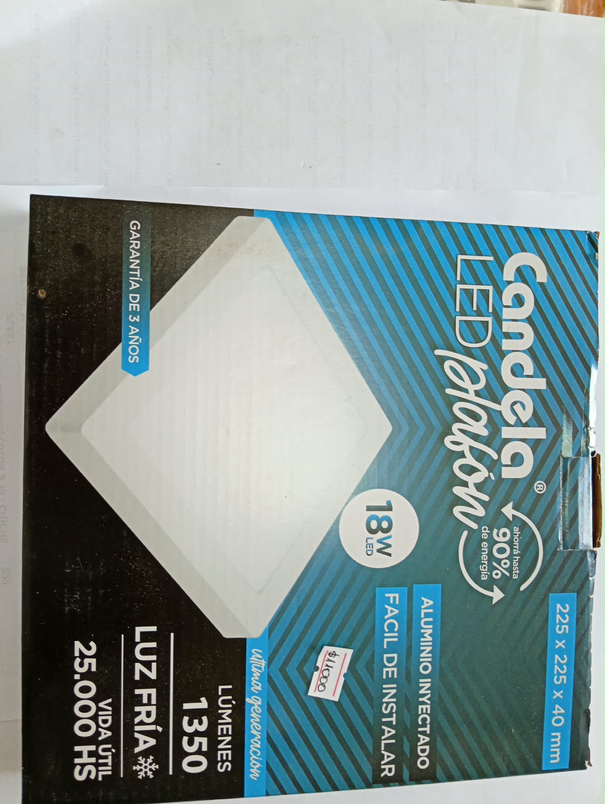 PLAFONES EXTERIORES LED  CUADRADO DE 6 A 24 W_3
