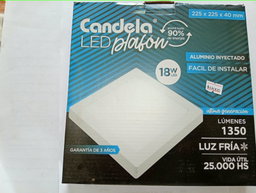 PLAFONES EXTERIORES LED  CUADRADO DE 6 A 24 W