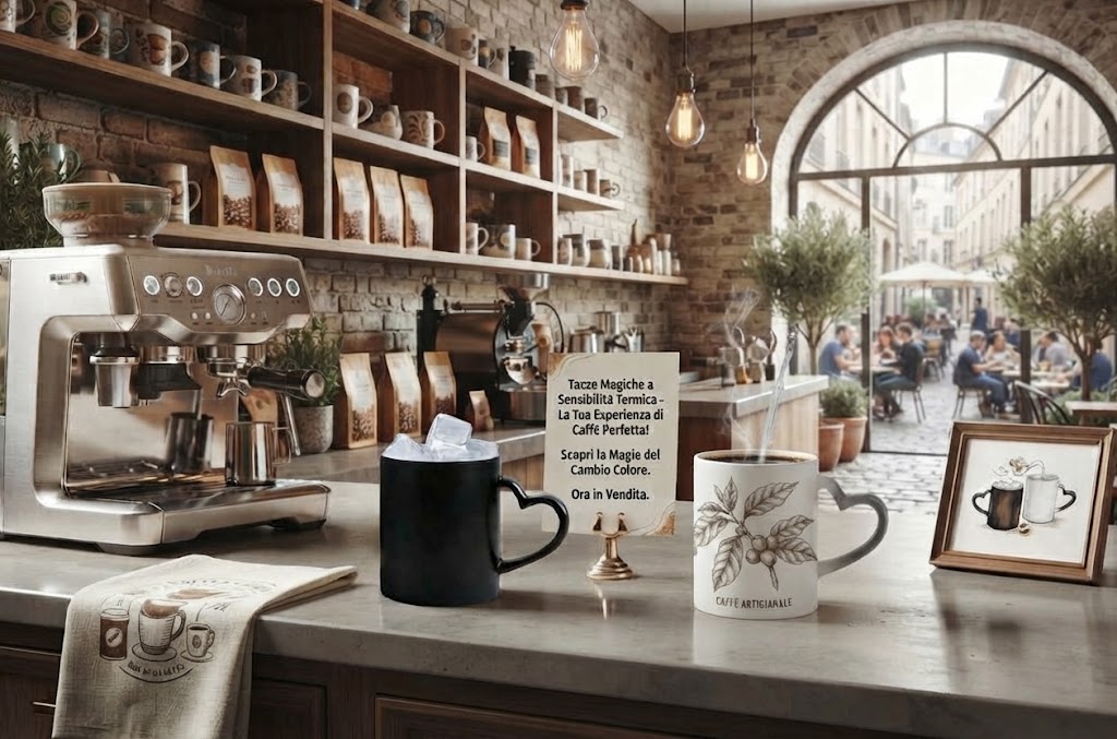 Tazza Magica Personalizzata a Sensibilità Termica – Il Regalo Perfetto che Sorprende! ✨