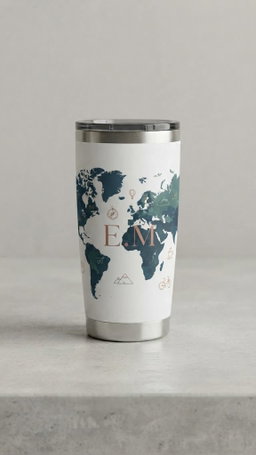 Tumbler Termico in Acciaio Personalizzato da Viaggio – Mantieni le Tue Bevande Calde o Fredde con Stile! 🥤✨