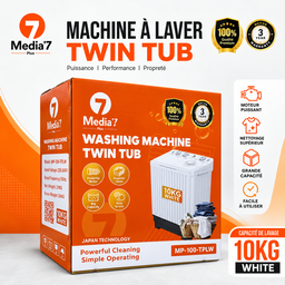 TWIN TUB Machine à laver 10KG 