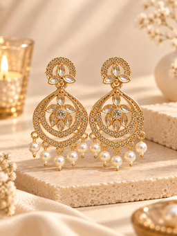 Royal Kundan Drops