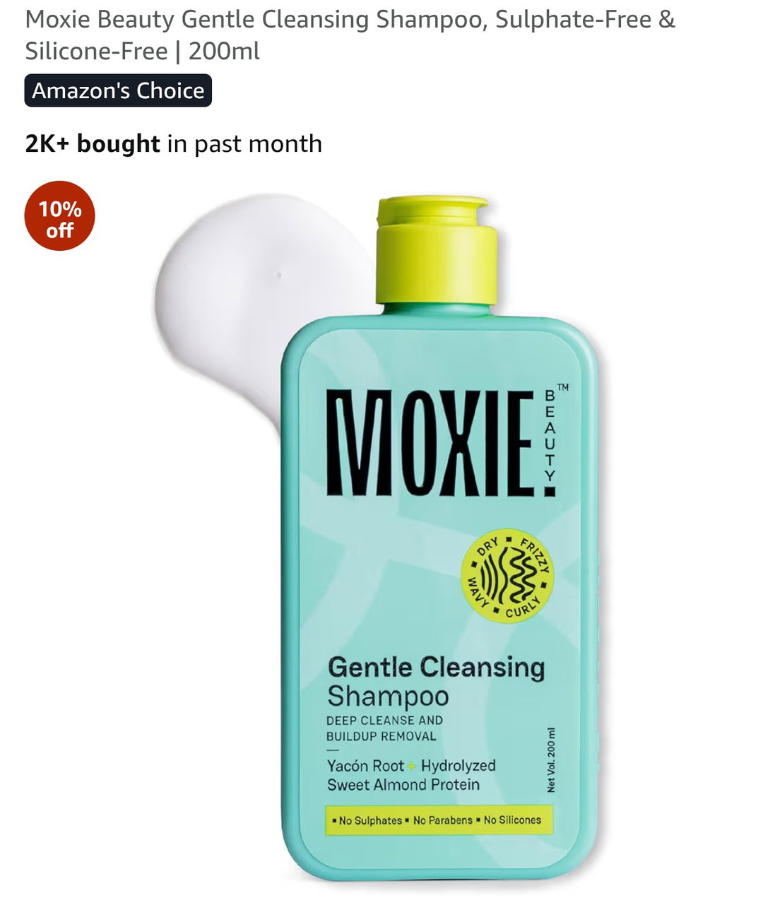 MOXIE BEAUTY Shampoo | 200ml 