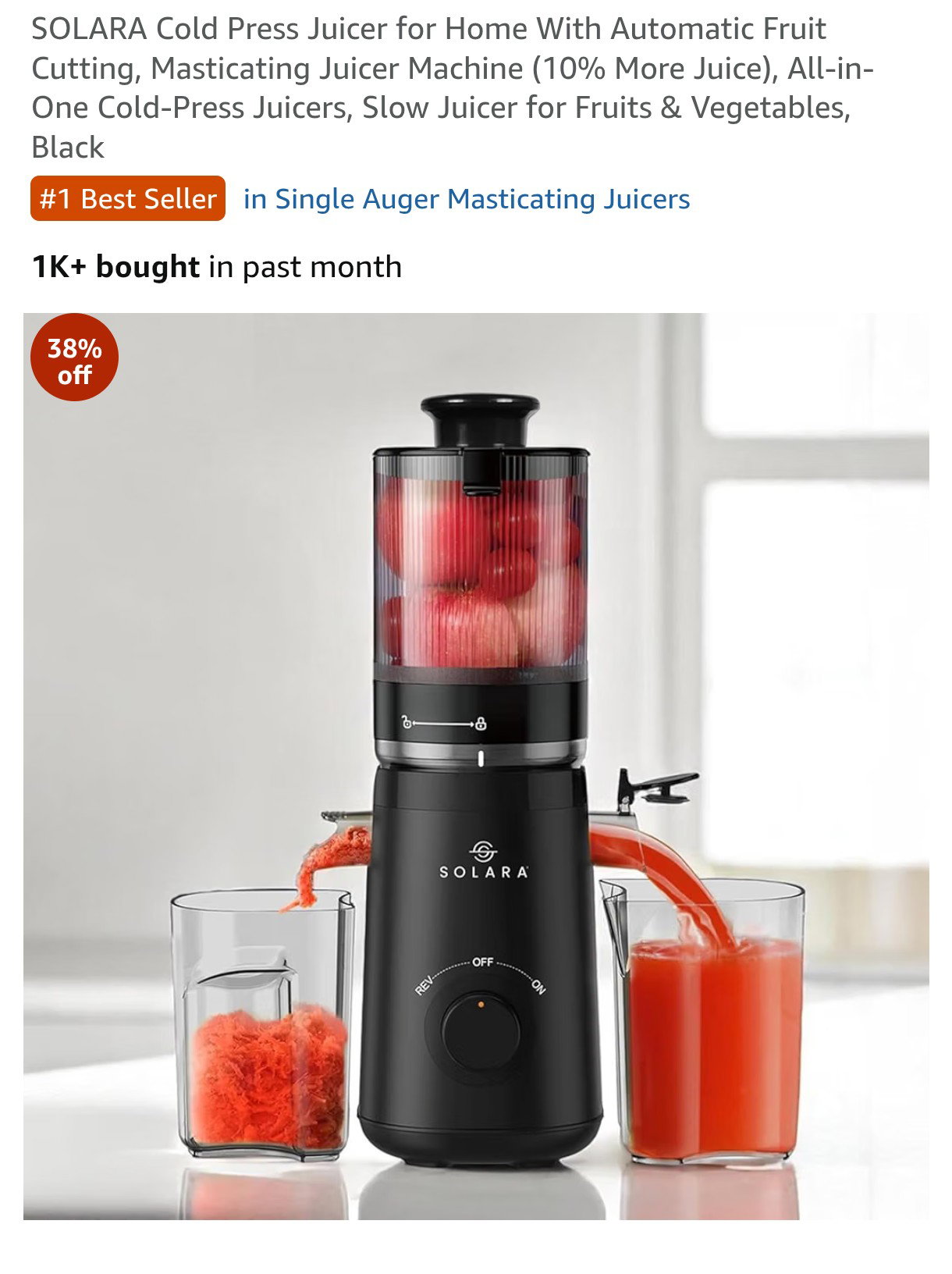 SOLARA Cold Press Juicer_0