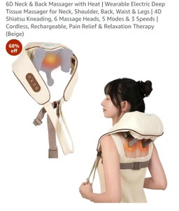 DR. SANAYA 6D Neck & Back Massager with Heat