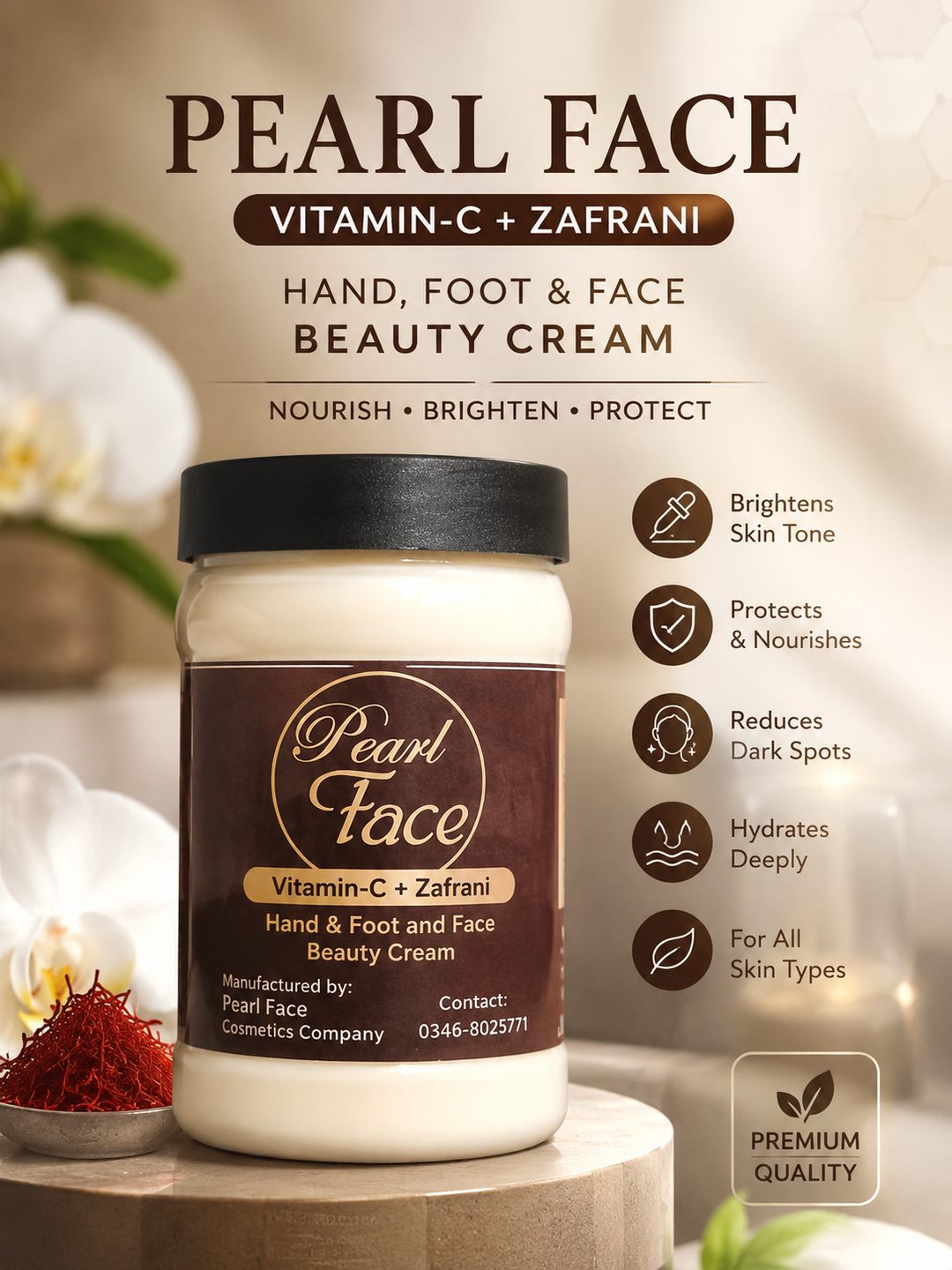 Pearl face beauty cream