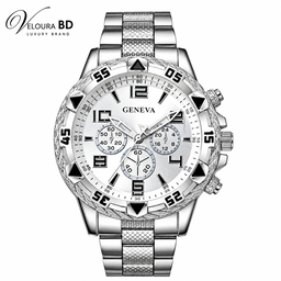 Geneva men's quartz fashion watch