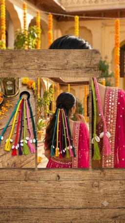 Handmade hair Extensions / Tassel