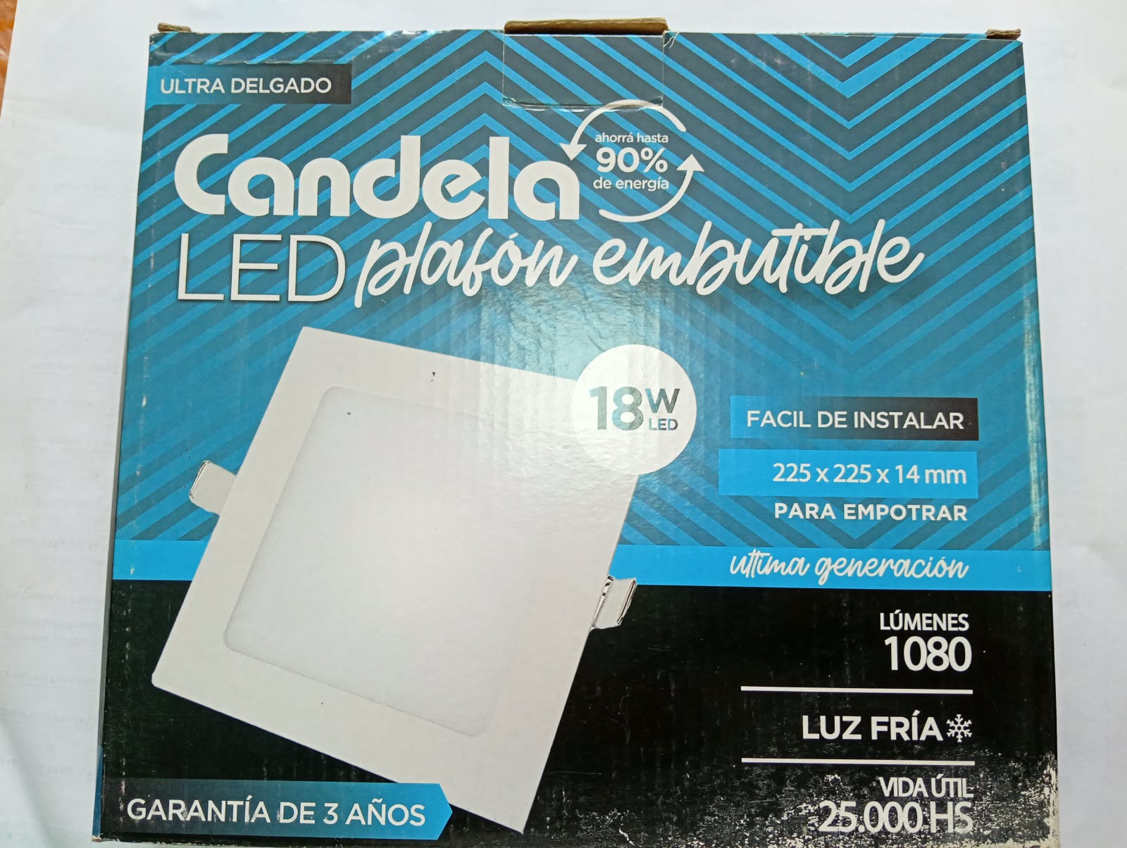 PLAFON LED DE EMBUTIR REDONDO Y CUADRADO _0
