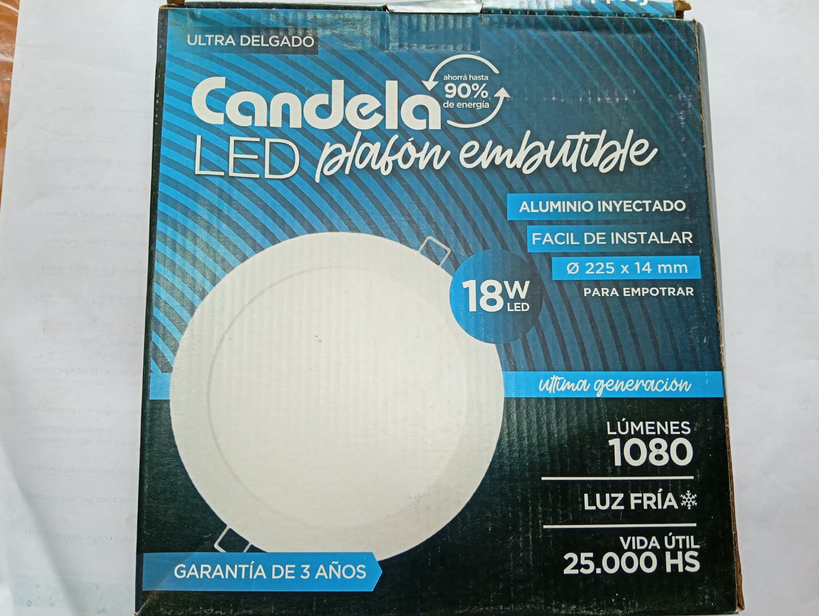 PLAFON LED DE EMBUTIR REDONDO Y CUADRADO _3