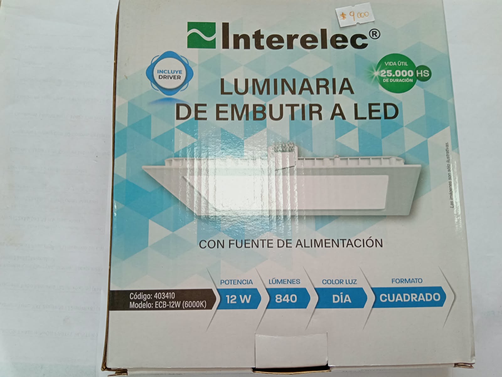 PLAFON LED DE EMBUTIR REDONDO Y CUADRADO _1