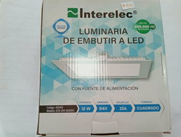 PLAFON LED DE EMBUTIR REDONDO Y CUADRADO 