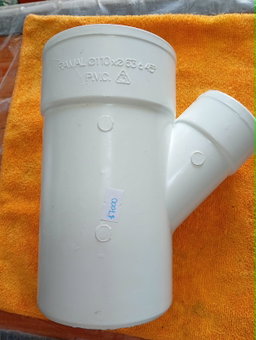 RAMAL Y DE Ø110MM X Ø63MM A 45º REFORZAD