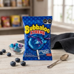BUBBALOO XTREME SABOR MORA AZUL 16.6 GR