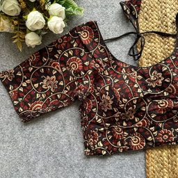 COTTON SIDE ELASTIC BLOUSE 