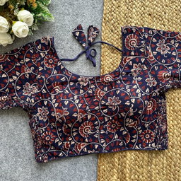 COTTON SIDE ELASTIC BLOUSE 