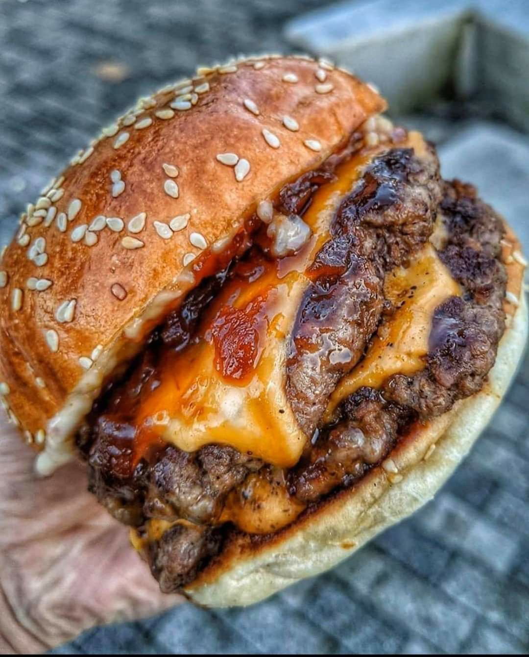 Hamburguesas a la brasa