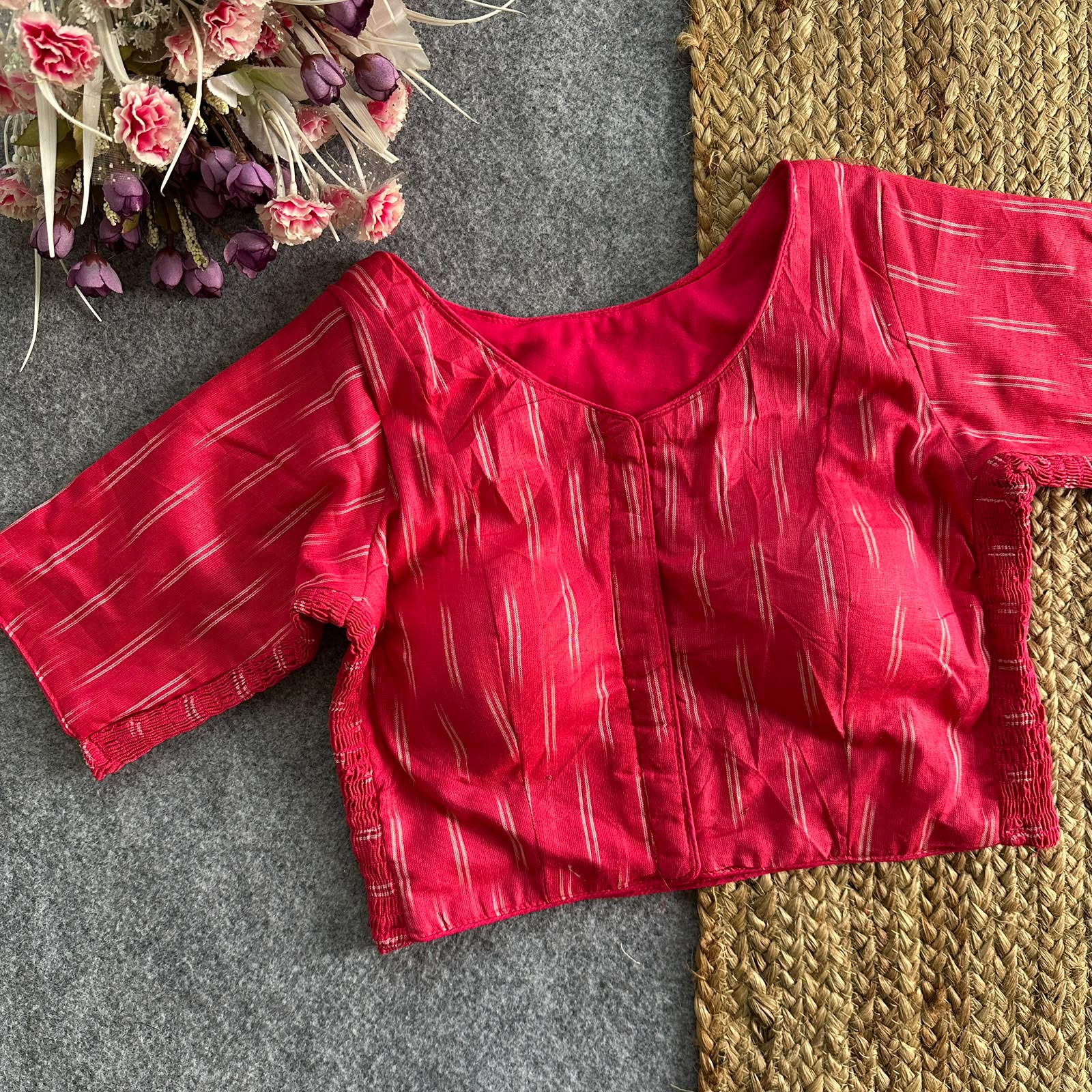 IKKAT ELASTIC BLOUSE _2
