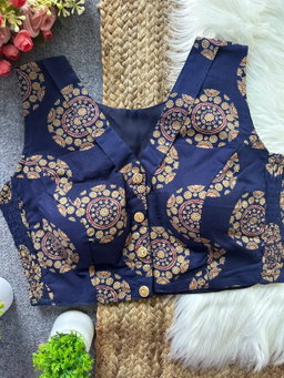 AJRAKH SLEEVLESS BLOUSE 