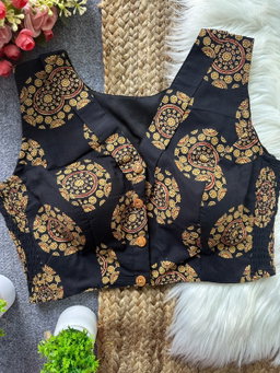 AJRAKH SLEEVLESS BLOUSE 