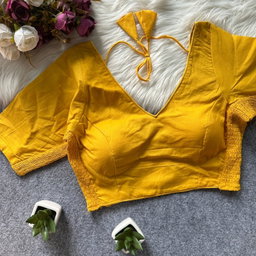 PLAIN ELASTIC BLOUSE 