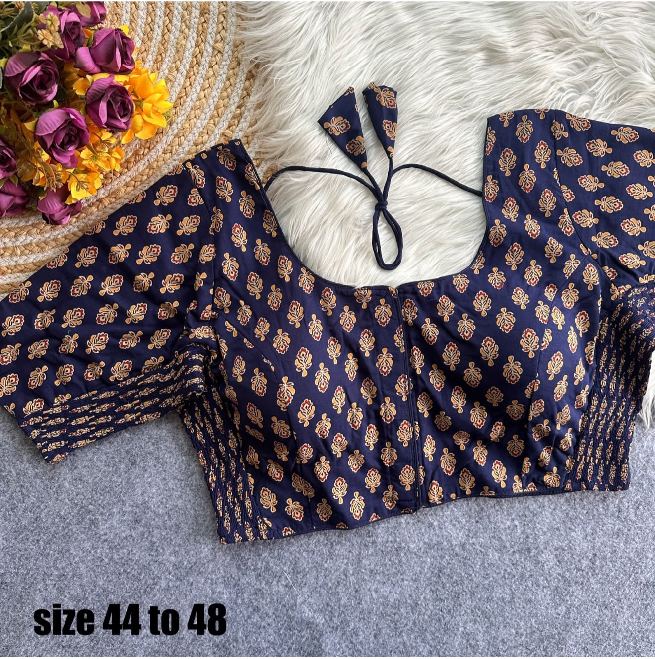AJRKH BUTTI ELASTIC BLOUSE _2