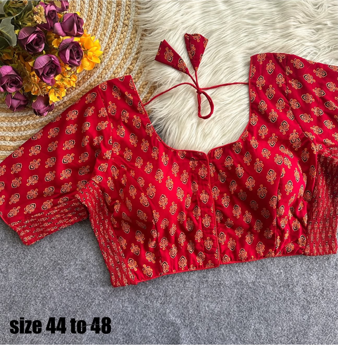 AJRKH BUTTI ELASTIC BLOUSE _4