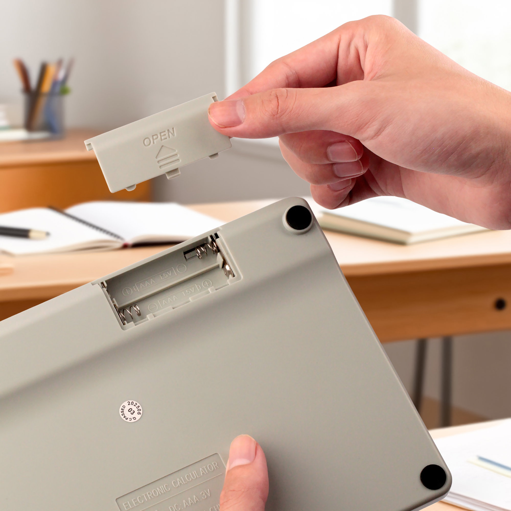 Calculatrice avec Tablette d'Écriture LCD 12 Chiffres - حاسبة رقمية مع لوحة كتابة_3