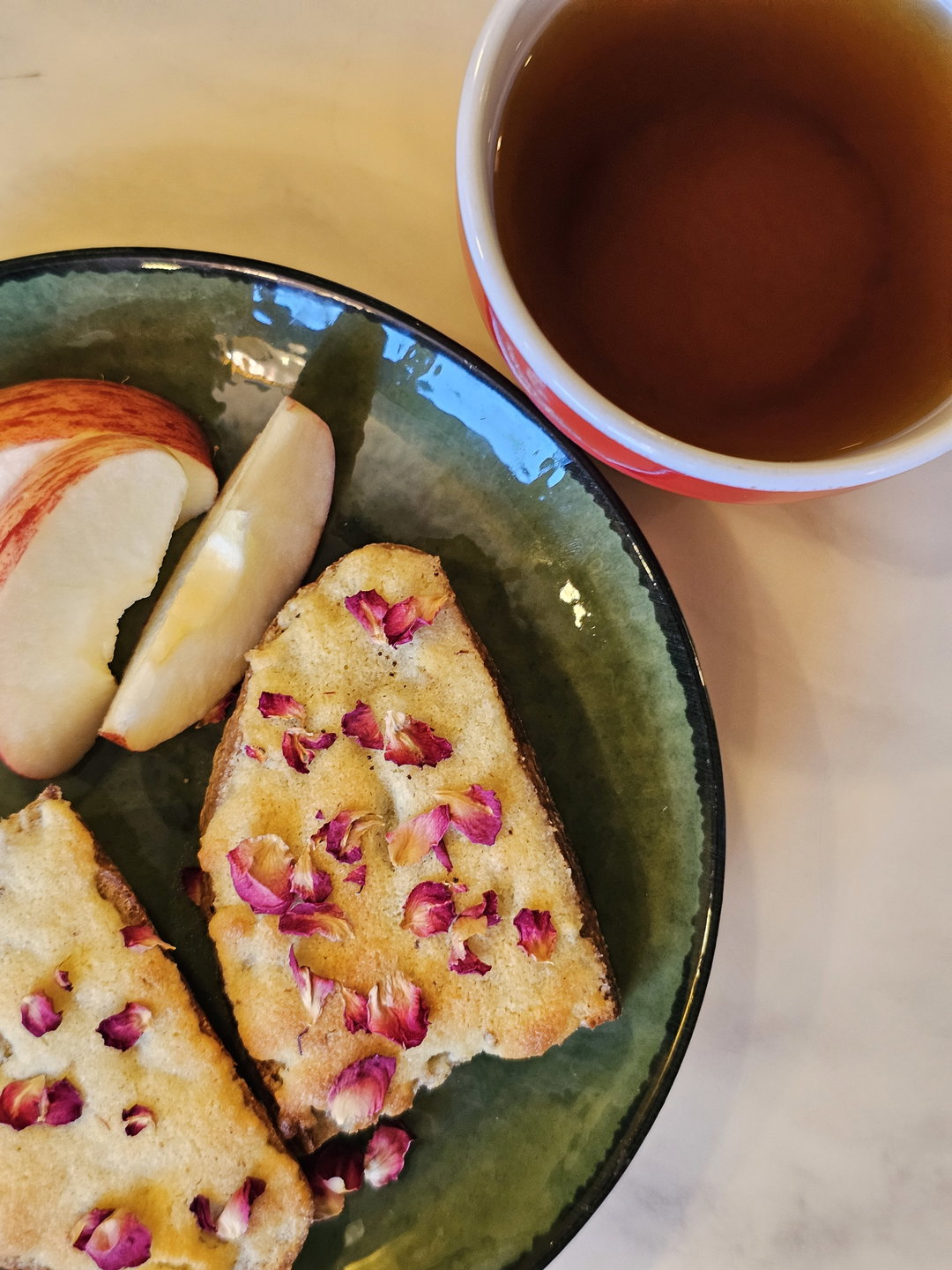 Deepavali Special: Saffron Badam Halwa Focaccia