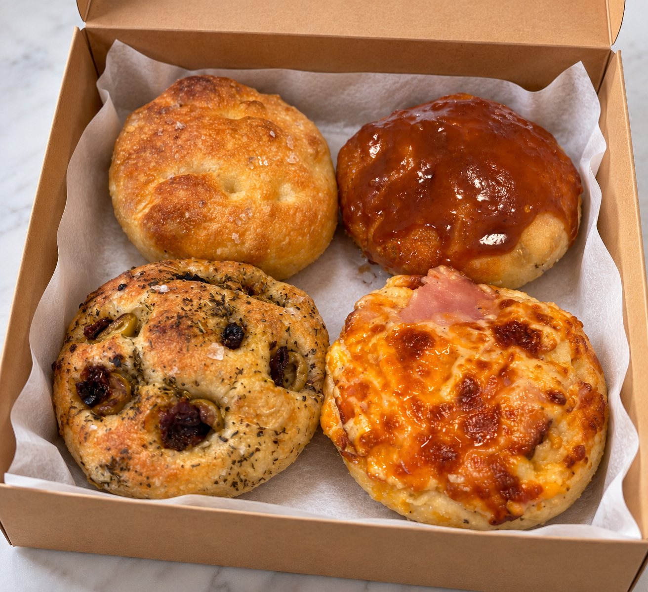 Weekday Box of 4 (Foca-Buns)