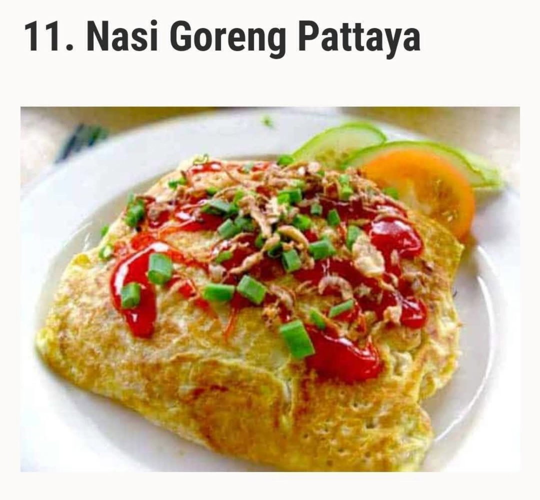 Nasi Goreng Pattaya