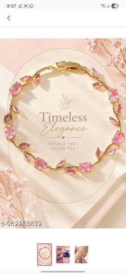 Premium Tulip Flower Bracelet - Perfect Birthday Gift