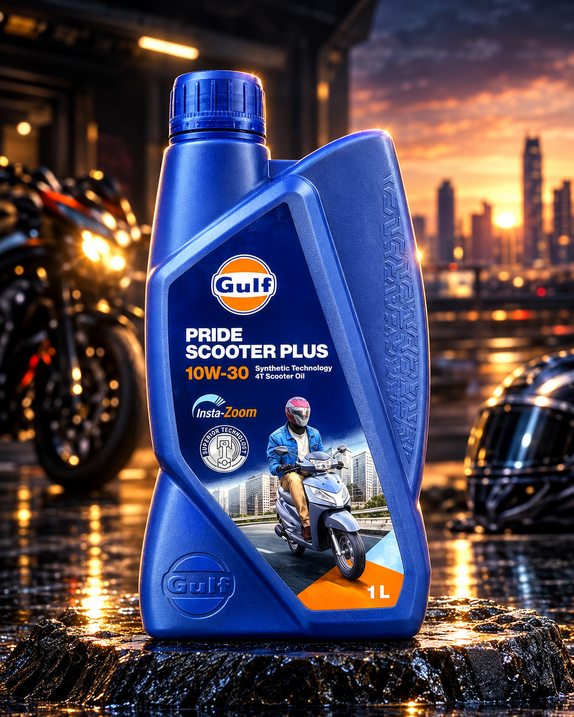 Gulf Scooter plus 10w30 _0