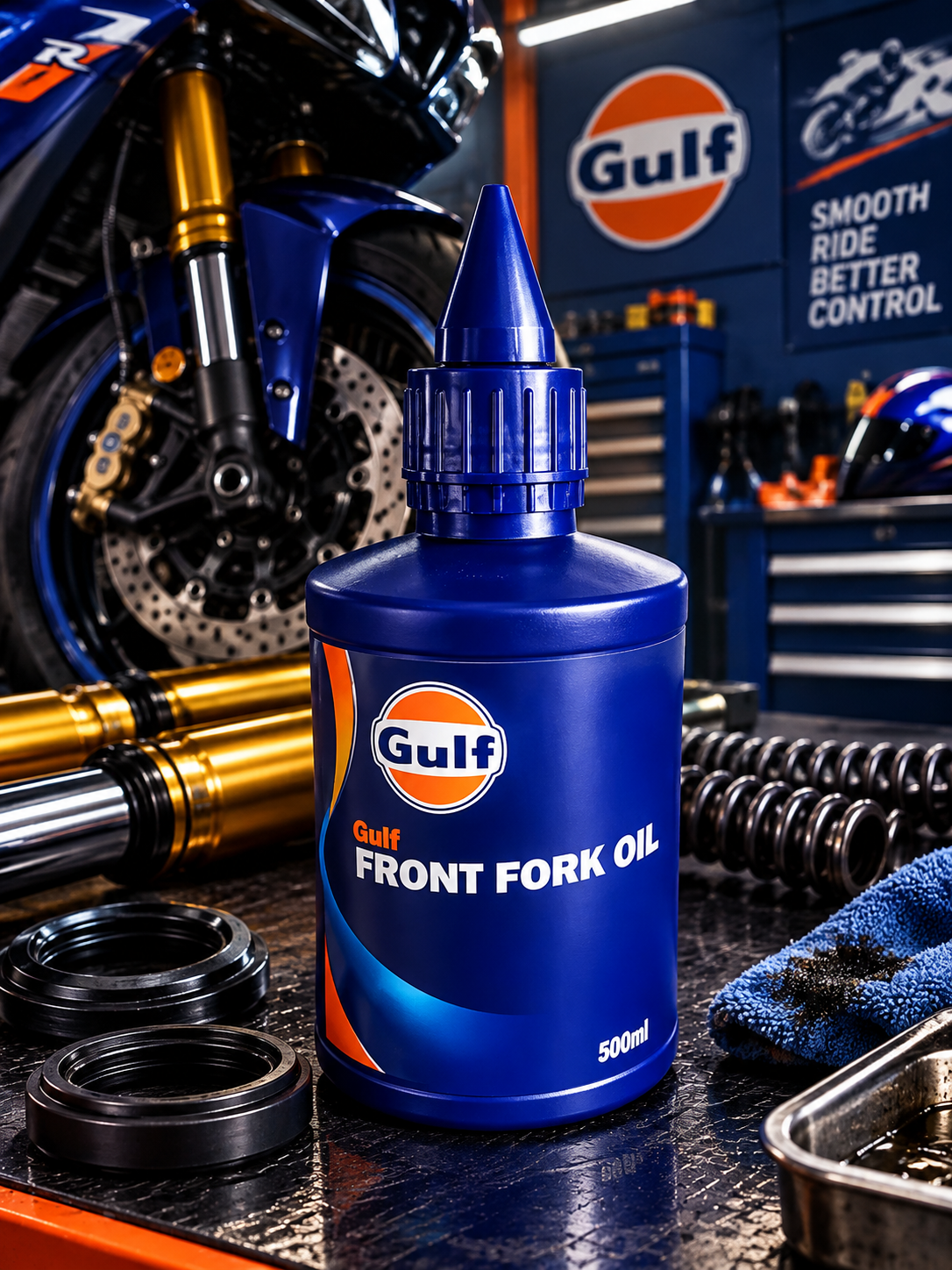 GULF FRONT FORK OIL 350ML_0