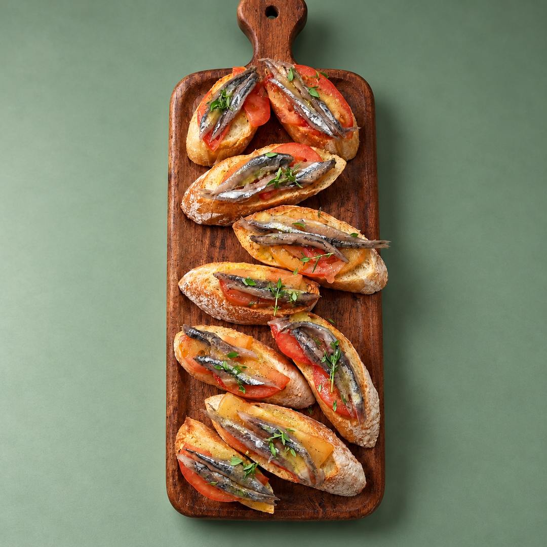 Anchovies Bruchettes