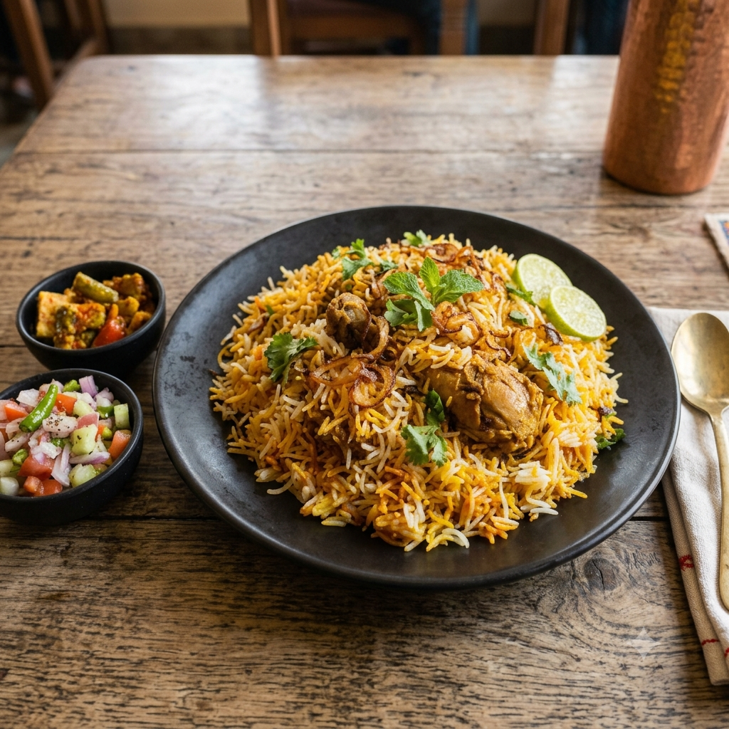 👑 शाही ज़ायका, असली चिकन बिरयानी! 🍗पैकेट_1