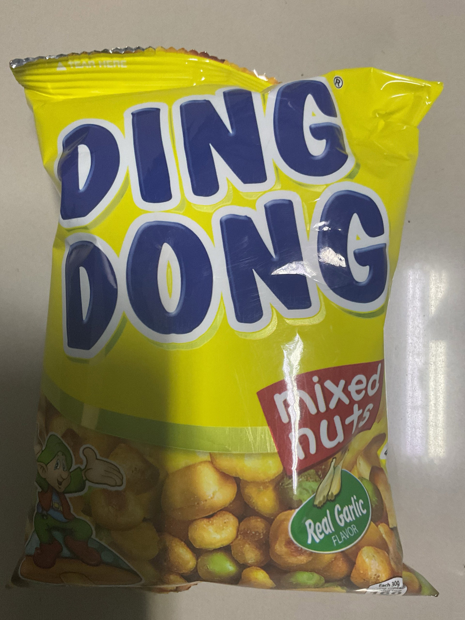 Ding Dong Mixed nuts real garlic 100g_0