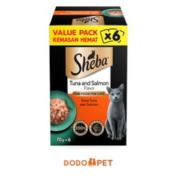 Sheba Pouch Value Pack Wet Cat Food (70g x 6)