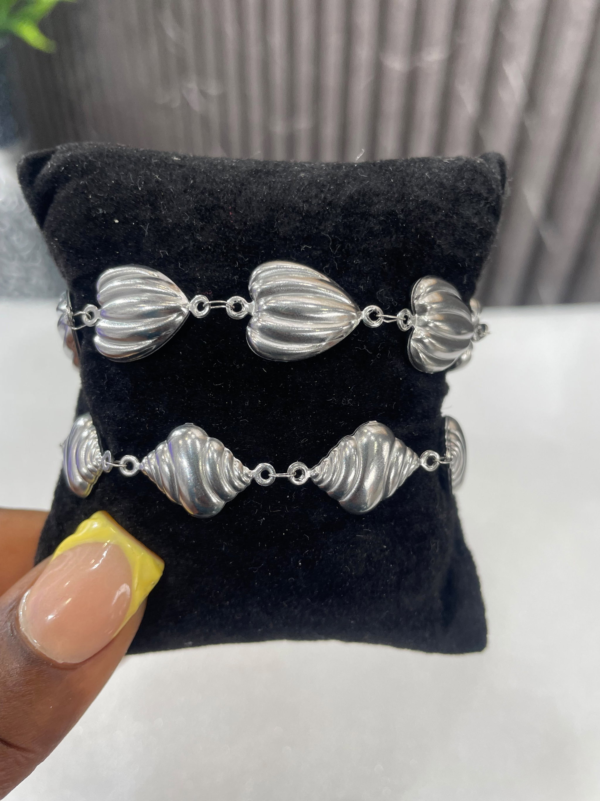 Glitz Silver  Link Bracelet_0